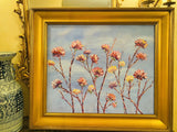 KADLIC Floral Abstract Impasto Original Oil Painting Gilt 30” Frame Fine Art