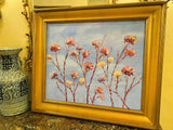 KADLIC Floral Abstract Impasto Original Oil Painting Gilt 30” Frame Fine Art