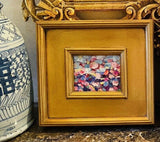 KADLIC Abstract Landscape Original Oil Painting Gold Gilt Frame Fine Art
