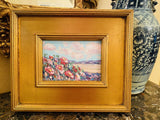 KADLIC Abstract Impasto Original Oil Painting Gold Gilt Frame Fine Art 14”