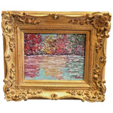 KADLIC Autumn Trees Fall Landscape Gold Gilt French Frame 8x10