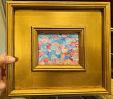 KADLIC Abstract Landscape Original Oil Painting Gold Gilt Frame Fine Art