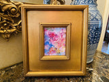 KADLIC Abstract Landscape Original Oil Painting Gold Gilt Frame Fine Art