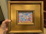 KADLIC Abstract Landscape Original Oil Painting Gold Gilt Frame Fine Art