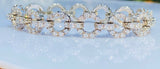 Vintage Jabel 18k White Gold 5.00 Carat F VS Diamond Bracelet
