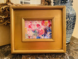 KADLIC Abstract Impasto Original Oil Painting Gold Gilt Frame Fine Art 14”