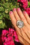Impressive GEMLOK Billionaire Estate 2.7ct VS Diamond Rock Crystal 18k Gold Ring