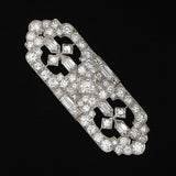 Tiffany & Co. Art Deco 6.40 Ct G VS1 Diamond Brooch Pin Pendant Box Appraisal