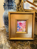 KADLIC Abstract Landscape Original Oil Painting Gold Gilt Frame Fine Art