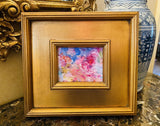 KADLIC Abstract Landscape Original Oil Painting Gold Gilt Frame Fine Art