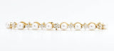 Stunning TIFFANY & CO. "ARIA" 1.68 ct VS Diamond 18k Cultured Pearl Bracelet