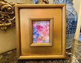 KADLIC Abstract Landscape Original Oil Painting Gold Gilt Frame Fine Art