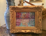 KADLIC Autumn Trees Fall Landscape Gold Gilt French Frame 8x10