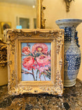 KADLIC Floral Seascape Wild Flowers Gilt Wood Frame 8x10”