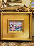 KADLIC Abstract Landscape Original Oil Painting Gold Gilt Frame Fine Art