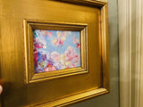 KADLIC Abstract Landscape Original Oil Painting Gold Gilt Frame Fine Art