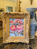 KADLIC Floral Seascape Wild Flowers Gilt Wood Frame 8x10”