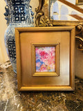 KADLIC Abstract Landscape Original Oil Painting Gold Gilt Frame Fine Art