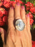 Impressive GEMLOK Billionaire Estate 2.7ct VS Diamond Rock Crystal 18k Gold Ring