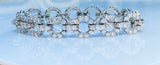 Vintage Jabel 18k White Gold 5.00 Carat F VS Diamond Bracelet