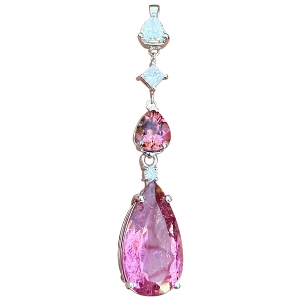 14k White Gold Pink Tourmaline Necklace — Ferris Coin & Jewelry - GIA  Diamonds Vintage Jewelry U.S Coins - Buy and Sell Rare And Unique American  Coins