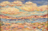 KADLIC Abstract Sunset Seascape Impasto Original Oil Painting On canvas 36x24"