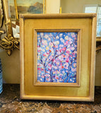 KADLIC Abstract Impasto Original Oil Painting Gold Gilt Frame Fine Art 14”x16