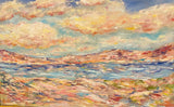 KADLIC Abstract Sunset Seascape Impasto Original Oil Painting On canvas 36x24"