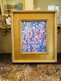 KADLIC Abstract Impasto Original Oil Painting Gold Gilt Frame Fine Art 14”x16