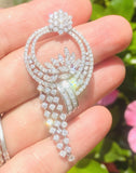 Impressive 18k Gold 4.92ct Diamond Necklace Pendant