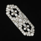 Tiffany & Co. Art Deco 6.40ct G VS1 Diamond Brooch Pin Pendant Box Appraisal