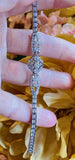Vintage Estate Art Deco 14k Gold 2.50ct G VS Diamond Bracelet