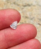 GIA Natural F/I 1 Pear Cut 0.77 Ct Diamond Gemstone