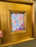 KADLIC Abstract Landscape Original Oil Painting Gold Gilt Frame Fine Art