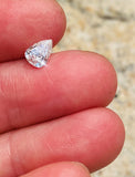 GIA Natural F/I 1 Pear Cut 0.77 Ct Diamond Gemstone