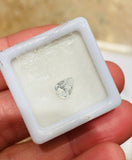 GIA Natural F/I 1 Pear Cut 0.77 Ct Diamond Gemstone