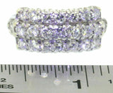 Vintage Midcentury 1950s Platinum 1.84CT VS/F Diamond Anniversary Band Ring