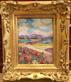 KADLIC Original Oil Painting Tuscany Italy Landscape Gold Gilt French Frame 8x10