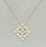 Stunning Vintage Estate Ciemme 1.60 ct G/H VS Diamond 14k Gold Pendant Necklace