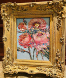 KADLIC Floral Seascape Wild Flowers Gilt Wood Frame 8x10”