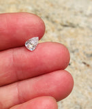 GIA Natural F/I 1 Pear Cut 0.77 Ct Diamond Gemstone