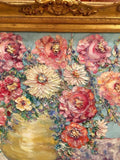 20x24 Vase Flowers Floral Still Life KADLIC Original Oil Painting Art Gilt Frame