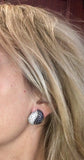 Estate 1970s 3.00 ct G VS Diamond Sapphire 18K Gold Platinum Earrings VIDEO!