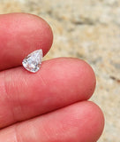 GIA Natural F/I 1 Pear Cut 0.77 Ct Diamond Gemstone